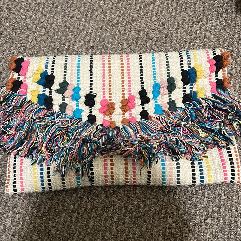 Beachy envelope clutch bag!!